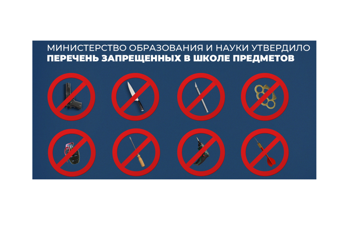 МИНИСТЕРСТВО ОБРАЗОВАНИЯ И НАУКИ УТВЕРДИЛО ПЕРЕЧЕНЬ ЗАПРЕЩЕННЫХ В ШКОЛЕ ПРЕДМЕТОВ